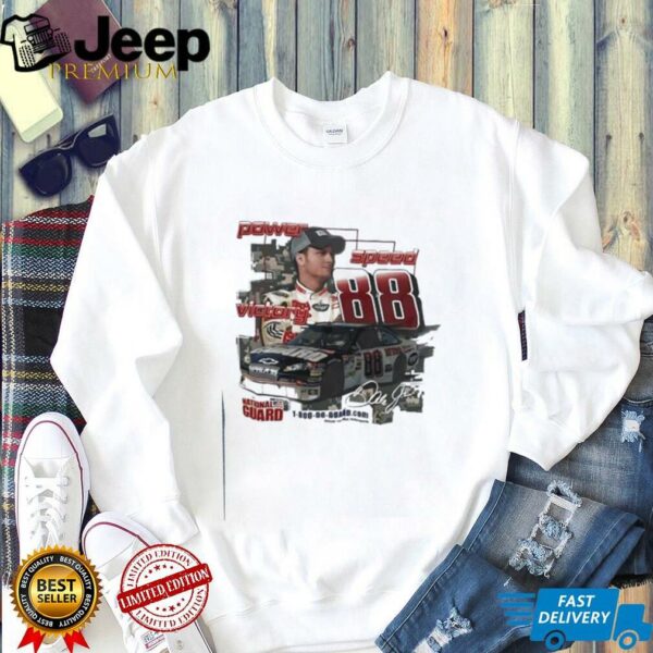 Dale Earnhardt Jr power speed victory Hendrick Motorsports National Guard signature shirt