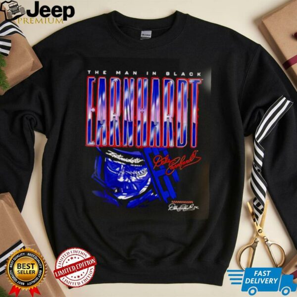 Dale Earnhardt Man In Black signature shirt