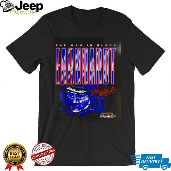 Dale Earnhardt Man In Black signature shirt