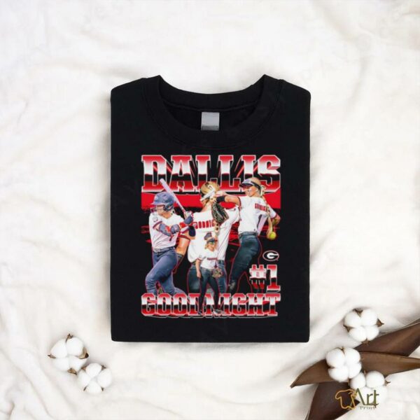 Dallis Goodnight Georgia Bulldogs player collage shirt