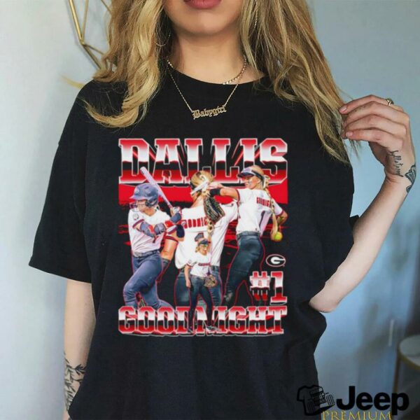 Dallis Goodnight Georgia Bulldogs player collage shirt