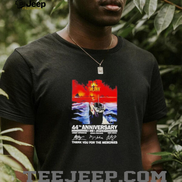 Das Boot 44th anniversary 1981 2025 thank you for the memories shirt