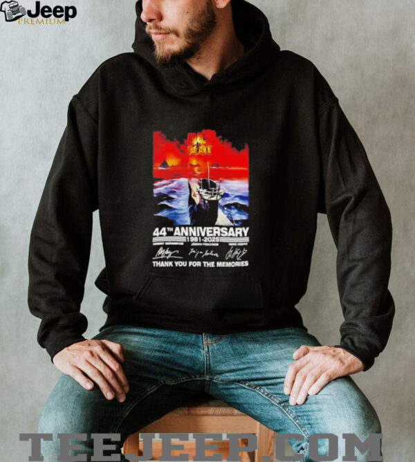 Das Boot 44th anniversary 1981 2025 thank you for the memories shirt