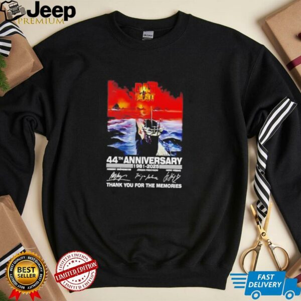 Das Boot 44th anniversary 1981 2025 thank you for the memories shirt
