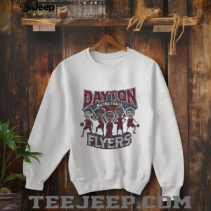 Dayton Flyers basketball team cartoon shirt