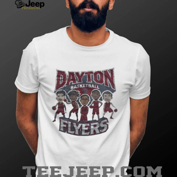 Dayton Flyers basketball team cartoon shirt