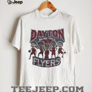 Dayton Flyers basketball team cartoon shirt3