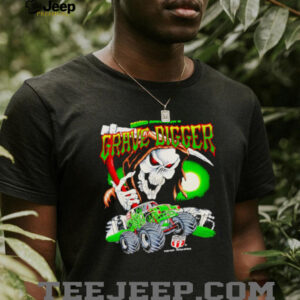 Dennis Anderson’s grave digger skeleton shirt