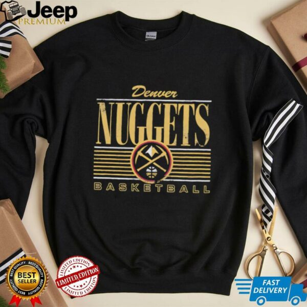 Denver Nuggets basketball retro letter shirt