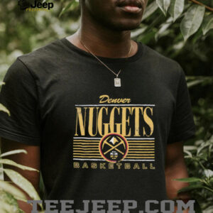 Denver Nuggets basketball retro letter shirt2
