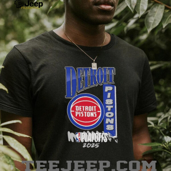 Detroit Pistons Youth 2025 NBA Playoffs Hype T Shirt