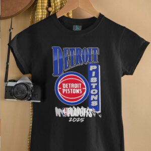Detroit Pistons Youth 2025 NBA Playoffs Hype T Shirt2