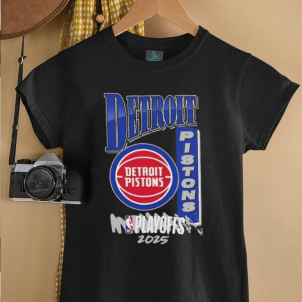 Detroit Pistons Youth 2025 NBA Playoffs Hype T Shirt