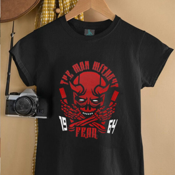 Devil skull the man without fear shirt