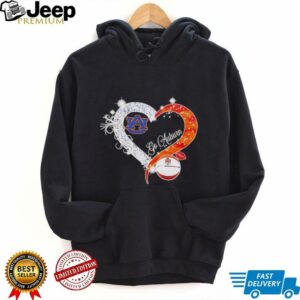 Diamond heart go Auburn Tigers basketball shirt