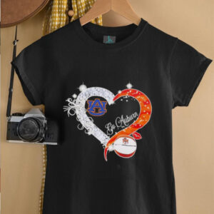 Diamond heart go Auburn Tigers basketball shirt3