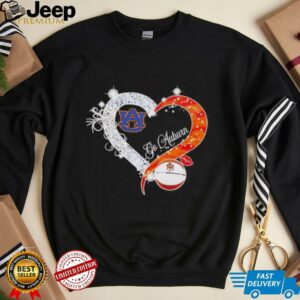 Diamond heart go Auburn Tigers basketball shirt4