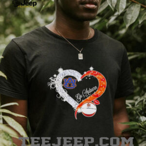 Diamond heart go Auburn Tigers basketball shirt5