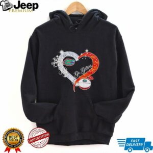 Diamond heart go Florida Gators basketball shirt