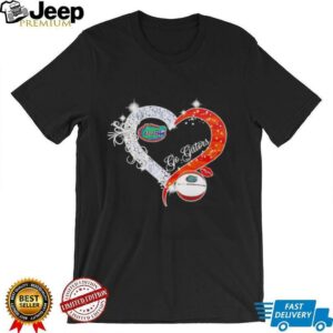 Diamond heart go Florida Gators basketball shirt