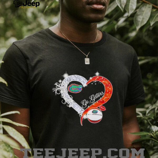 Diamond heart go Florida Gators basketball shirt