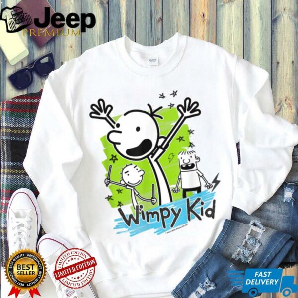 Diary of a Wimpy Kid Greg Stars Doodle T Shirt