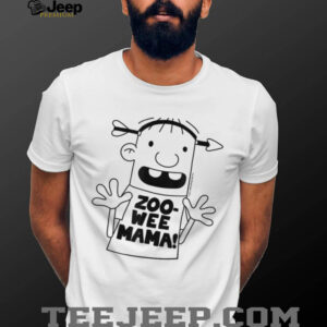 Diary of a Wimpy Kid Rowley Zoo Wee Mama Big Face T Shirt
