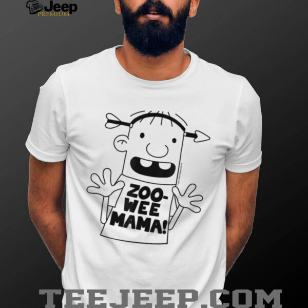 Diary of a Wimpy Kid Rowley Zoo Wee Mama Big Face T Shirt