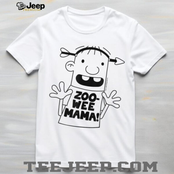 Diary of a Wimpy Kid Rowley Zoo Wee Mama Big Face T Shirt