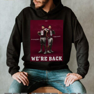 Dillon Botner Offensive Line Evan Shafer Tight End University Of Montana Grizzlies Football Were Back Football Poster T Shirt5