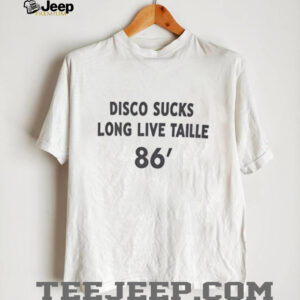 Disco sucks long live taille 1986 vintage shirt