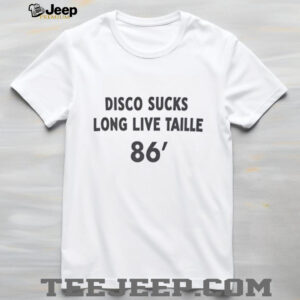 Disco sucks long live taille 1986 vintage shirt