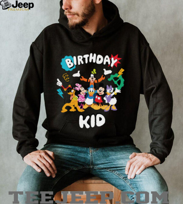 Disney Jr. Mickey & Friends _Birthday Kid_ Birthday Party Shirt