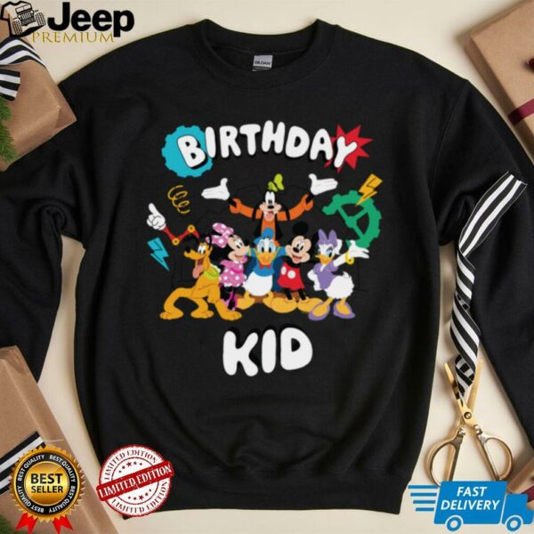 Disney Jr. Mickey & Friends _Birthday Kid_ Birthday Party Shirt