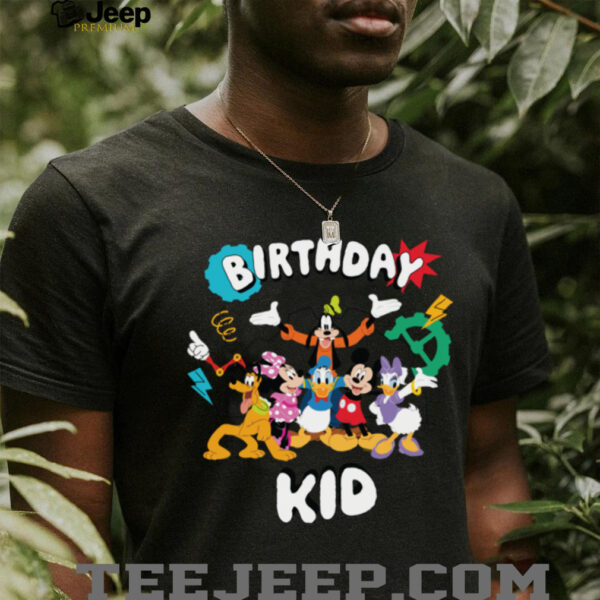 Disney Jr. Mickey & Friends _Birthday Kid_ Birthday Party Shirt