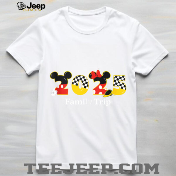 Disney Mickey & Minnie 2025 Family Trip Matching Vacation Shirt