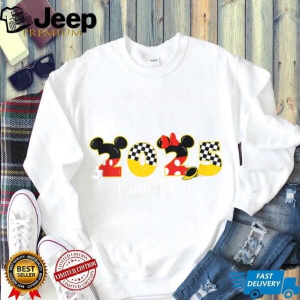 Disney Mickey & Minnie 2025 Family Trip Matching Vacation Shirt
