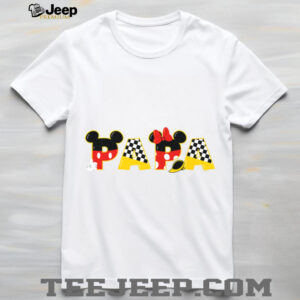 Disney Mickey Minnie Papa Father’s Day Birthday Family Trip Shirt