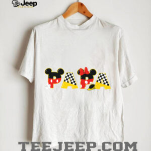 Disney Mickey Minnie Papa Father's Day Birthday Family Trip Shirt