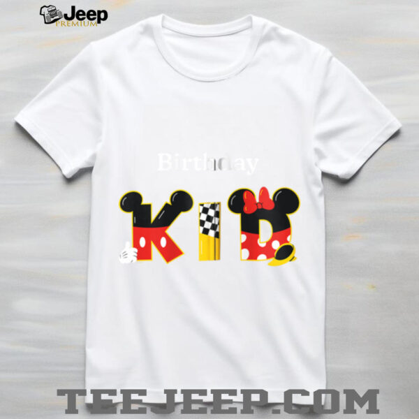 Disney Mickey & Minnie _Birthday Kid_ Birthday Party Shirt