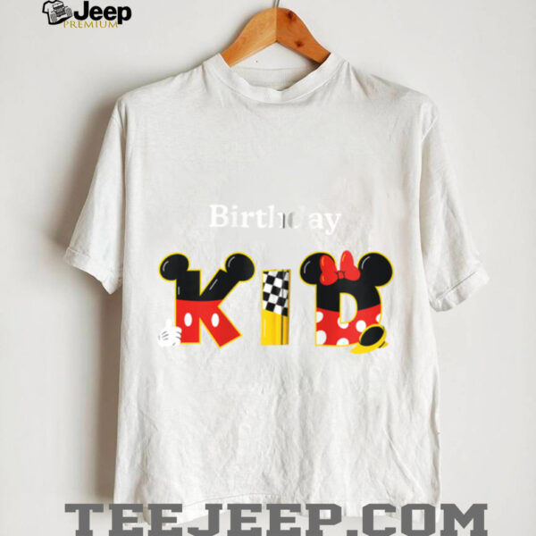 Disney Mickey & Minnie _Birthday Kid_ Birthday Party Shirt