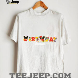Disney Mickey & Minnie _Birthday Squad_ Birthday Party Shirt