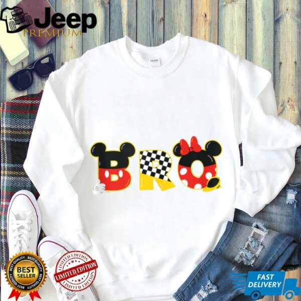 Disney Mickey & Minnie _Bro_ Brother Family Trip Vacation Shirt