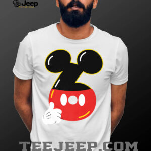 Disney Mickey Numbers _6_ Sixth 6th Birthday Party Gift Shirt