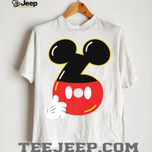 Disney Mickey Numbers _6_ Sixth 6th Birthday Party Gift Shirt