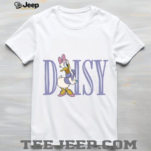 Disney Mickey and Friends Daisy Duck Lettering Classic Shirt