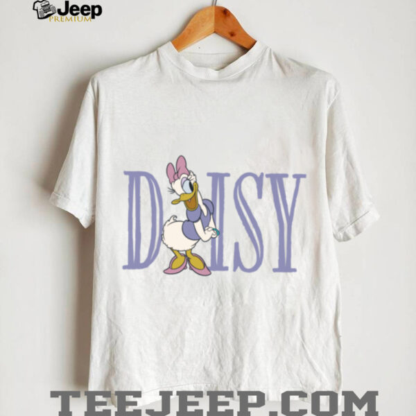 Disney Mickey and Friends Daisy Duck Lettering Classic Shirt