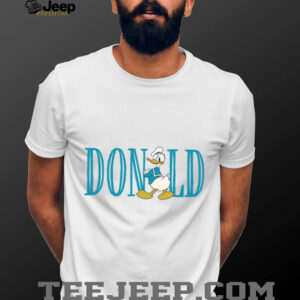 Disney Mickey and Friends Donald Duck Lettering Classic Shirt