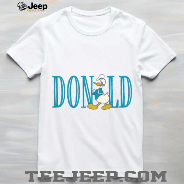 Disney Mickey and Friends Donald Duck Lettering Classic Shirt