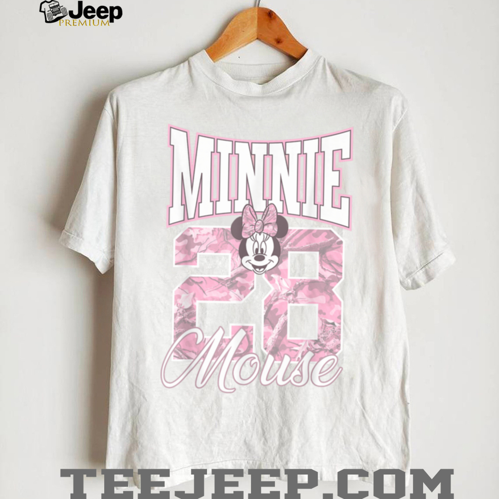 Disney Minnie Mouse 28 Pink Camouflage Vintage Logo Shirt Disney Minnie Mouse 28 Pink Camouflage Vintage Logo Shirt